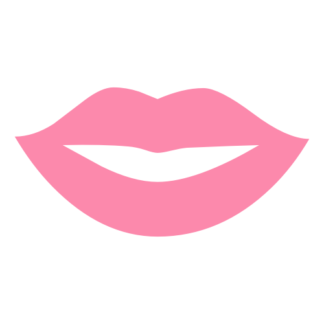 Kiss Lips Decal (Pink)